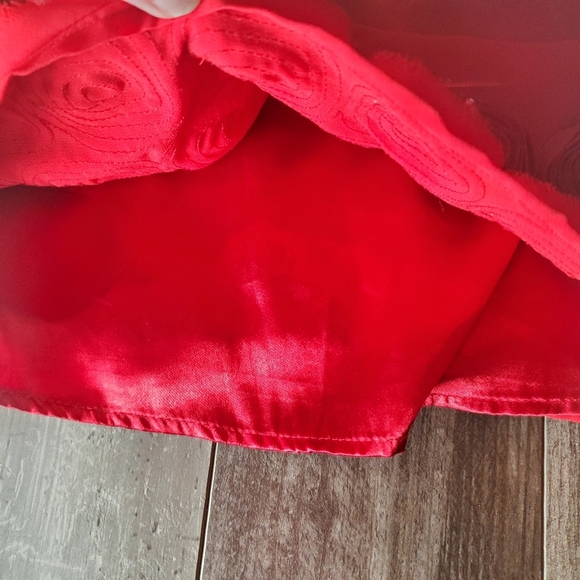 Old Navy Red Chiffon Girls Dress Size 3T Toddler Girl EUC - Picture 6 of 13